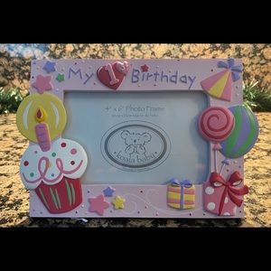 Koala Baby Girls 1st Birthday Picture Frame